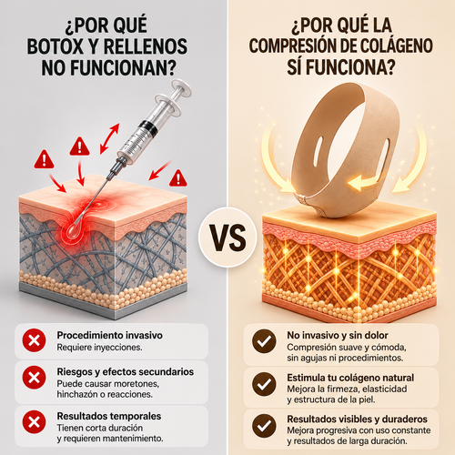 Banda esculpidora de colágeno — La mandíbula que querías sin cirugía ni inyecciones